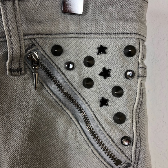 Rock & Republic Womens Jean Shorts, Gray Size 10 - Picture 3 of 8